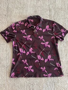 Mens fighting eel Hawaiian polo 3x xxxl activewear nwot z3